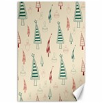 Trees Christmas Holiday Pattern Canvas 20  x 30 