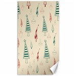 Trees Christmas Holiday Pattern Canvas 40  x 72 