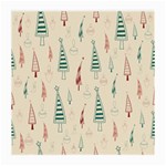 Trees Christmas Holiday Pattern Medium Glasses Cloth