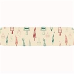 Trees Christmas Holiday Pattern Large Bar Mat