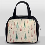 Trees Christmas Holiday Pattern Classic Handbag (Two Sides)