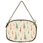 Trees Christmas Holiday Pattern Chain Purse (One Side)