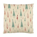 Trees Christmas Holiday Pattern Standard Cushion Case (Two Sides)