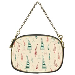 Trees Christmas Holiday Pattern Chain Purse (Two Sides) from ArtsNow.com Front