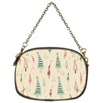 Trees Christmas Holiday Pattern Chain Purse (Two Sides)