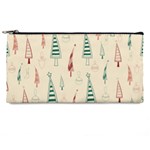 Trees Christmas Holiday Pattern Pencil Cases