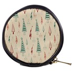 Trees Christmas Holiday Pattern Mini Makeup Bag