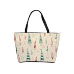 Trees Christmas Holiday Pattern Classic Shoulder Handbag