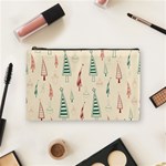 Trees Christmas Holiday Pattern Cosmetic Bag (Medium)