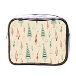 Trees Christmas Holiday Pattern Mini Toiletries Bag (One Side)