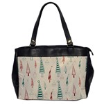 Trees Christmas Holiday Pattern Oversize Office Handbag