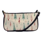 Trees Christmas Holiday Pattern Shoulder Clutch Bag