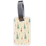 Trees Christmas Holiday Pattern Luggage Tag (two sides)