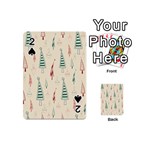 Trees Christmas Holiday Pattern Playing Cards 54 Designs (Mini)