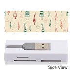 Trees Christmas Holiday Pattern Memory Card Reader (Stick)