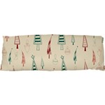 Trees Christmas Holiday Pattern 17 x47  Body Pillow Case Dakimakura (Two Sides)