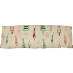 Trees Christmas Holiday Pattern 21 x63  Body Pillow Case Dakimakura (Two Sides)