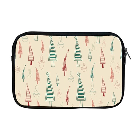 Trees Christmas Holiday Pattern Apple MacBook Pro 17  Zipper Case from ArtsNow.com Front