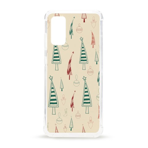 Trees Christmas Holiday Pattern Samsung Galaxy S20 6.2 Inch TPU UV Case from ArtsNow.com Front