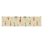 Trees Christmas Holiday Pattern Banner and Sign 4  x 1 