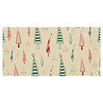 Trees Christmas Holiday Pattern Banner and Sign 6  x 3 