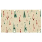 Trees Christmas Holiday Pattern Banner and Sign 7  x 4 