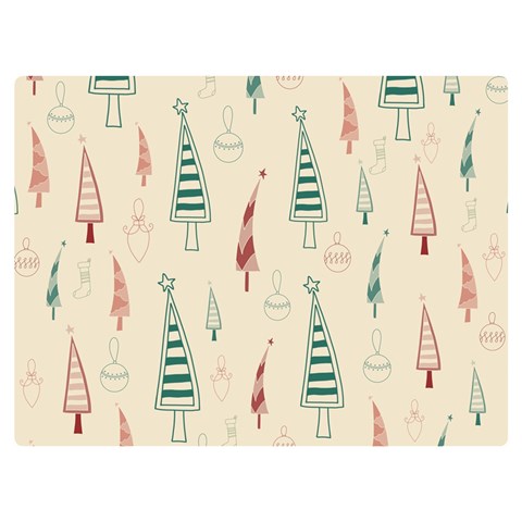 Trees Christmas Holiday Pattern Premium Plush Fleece Blanket (Extra Small) from ArtsNow.com 40 x30  Blanket Front