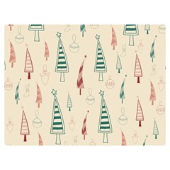 Trees Christmas Holiday Pattern Two Sides Premium Plush Fleece Blanket (Baby Size) from ArtsNow.com 40 x30  Blanket Back