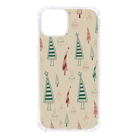 Trees Christmas Holiday Pattern iPhone 13 TPU UV Print Case from ArtsNow.com Front