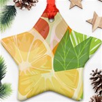 Citrus Fruit Healthy Vitamin Ornament (Star)