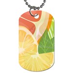 Citrus Fruit Healthy Vitamin Dog Tag (One Side)