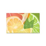 Citrus Fruit Healthy Vitamin Sticker Rectangular (10 pack)