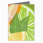 Citrus Fruit Healthy Vitamin Greeting Card