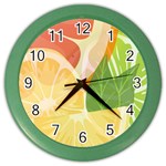 Citrus Fruit Healthy Vitamin Color Wall Clock