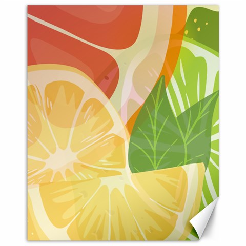 Citrus Fruit Healthy Vitamin Canvas 11  x 14  from ArtsNow.com 10.95 x13.48  Canvas - 1