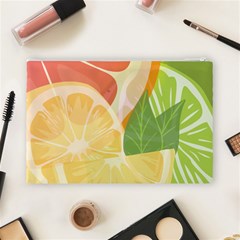 Citrus Fruit Healthy Vitamin Cosmetic Bag (Large) from ArtsNow.com Back