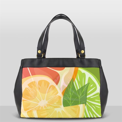 Citrus Fruit Healthy Vitamin Oversize Office Handbag from ArtsNow.com Front