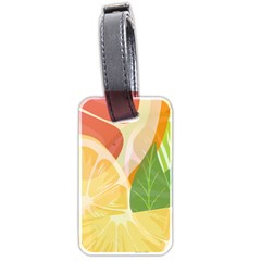 Citrus Fruit Healthy Vitamin Luggage Tag (two sides) from ArtsNow.com Back