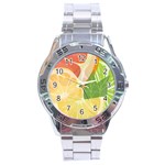 Citrus Fruit Healthy Vitamin Stainless Steel Analogue Watch