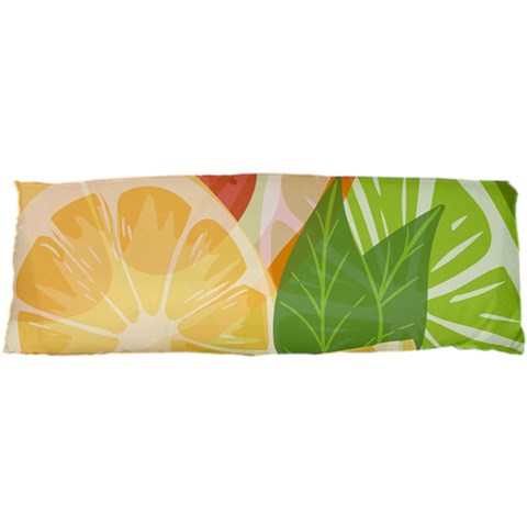 Citrus Fruit Healthy Vitamin 17 x47  Body Pillow Case Dakimakura (Two Sides) from ArtsNow.com Front