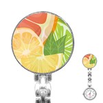 Citrus Fruit Healthy Vitamin Stainless Steel Nurses Watch