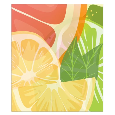 Citrus Fruit Healthy Vitamin Duvet Cover Double Side (California King Size) from ArtsNow.com Front