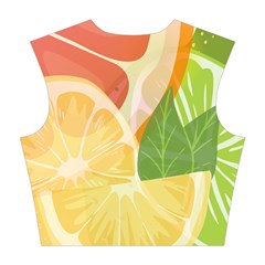 Citrus Fruit Healthy Vitamin Cotton Crop Top from ArtsNow.com Back