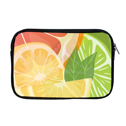 Citrus Fruit Healthy Vitamin Apple MacBook Pro 17  Zipper Case from ArtsNow.com Front