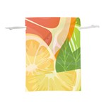 Citrus Fruit Healthy Vitamin Lightweight Drawstring Pouch (S)