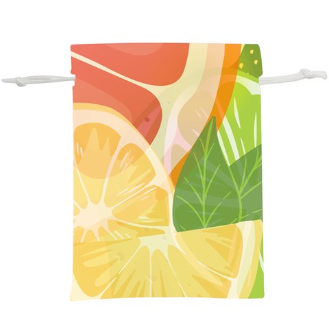 Citrus Fruit Healthy Vitamin Lightweight Drawstring Pouch (XL) from ArtsNow.com Front