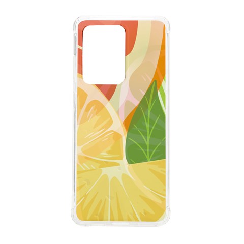 Citrus Fruit Healthy Vitamin Samsung Galaxy S20 Ultra 6.9 Inch TPU UV Case from ArtsNow.com Front