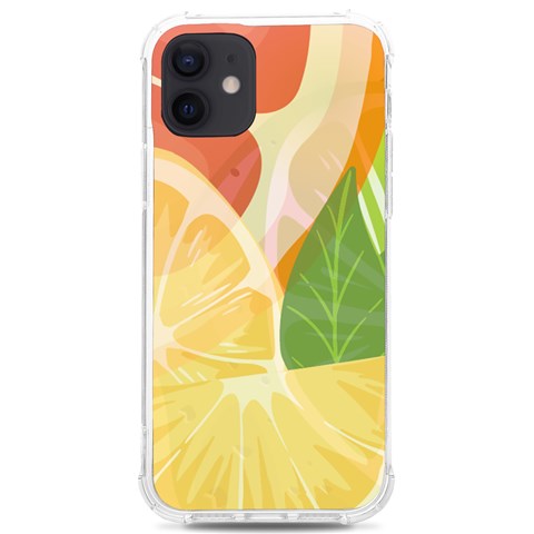 Citrus Fruit Healthy Vitamin iPhone 12/12 Pro TPU UV Print Case from ArtsNow.com Front