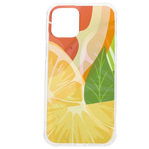 Citrus Fruit Healthy Vitamin iPhone 12 Pro max TPU UV Print Case from ArtsNow.com Front