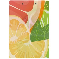 Citrus Fruit Healthy Vitamin A4 Acrylic Clipboard from ArtsNow.com Back